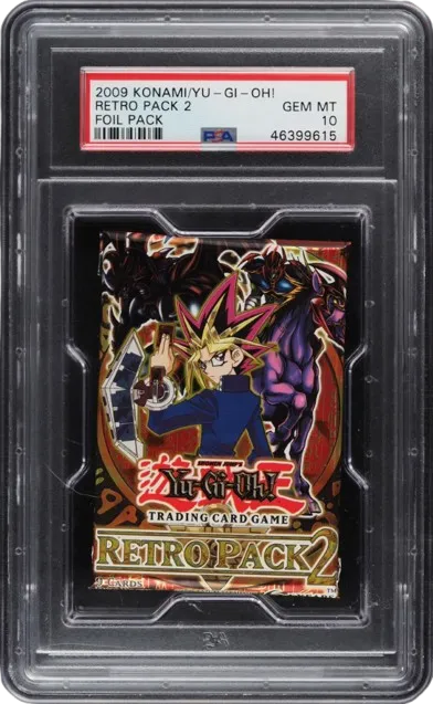 2009 Yu-Gi-Oh! Retro Pack 2 Booster Pack PSA 10 GEM MINT